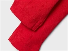 Name It leggings rød med hulmønster